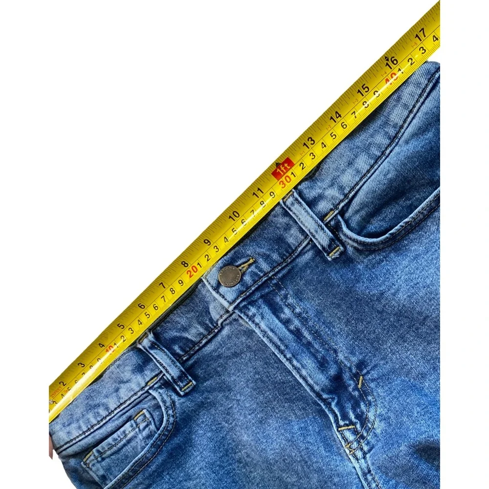 Banana Republic Slim Fit Jeans Mens 33x34 Medium Wash Blue Denim Stretch‎ Pants